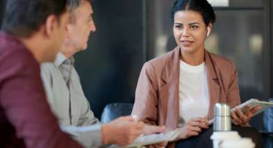 People in a meeting